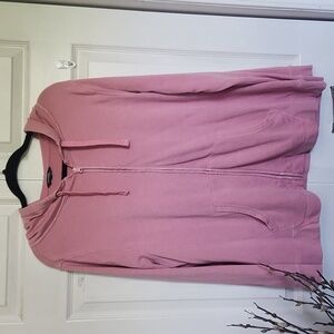 George Plus Size Pink Lightweight Hoodie Size  1x